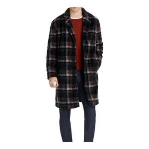 $595 Retail Price. New Men's HUGO BOSS lined coat size XXL black red grey